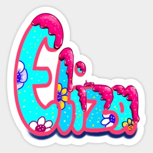 Eliza graffit name Sticker